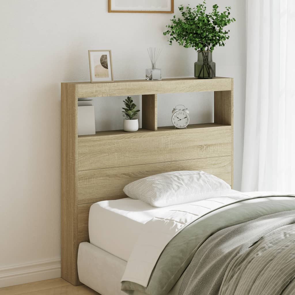 Headboard Cabinet With Led