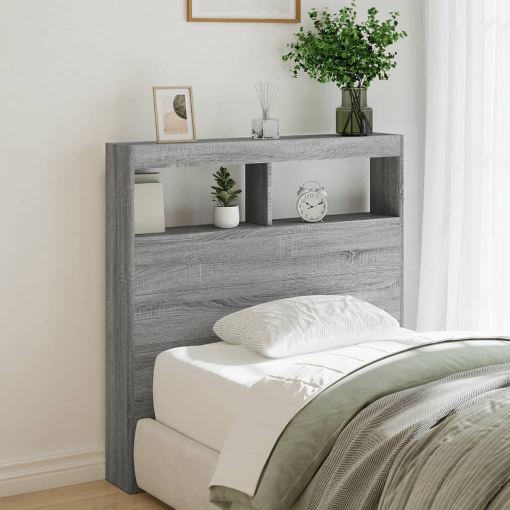 Headboard Cabinet With Led