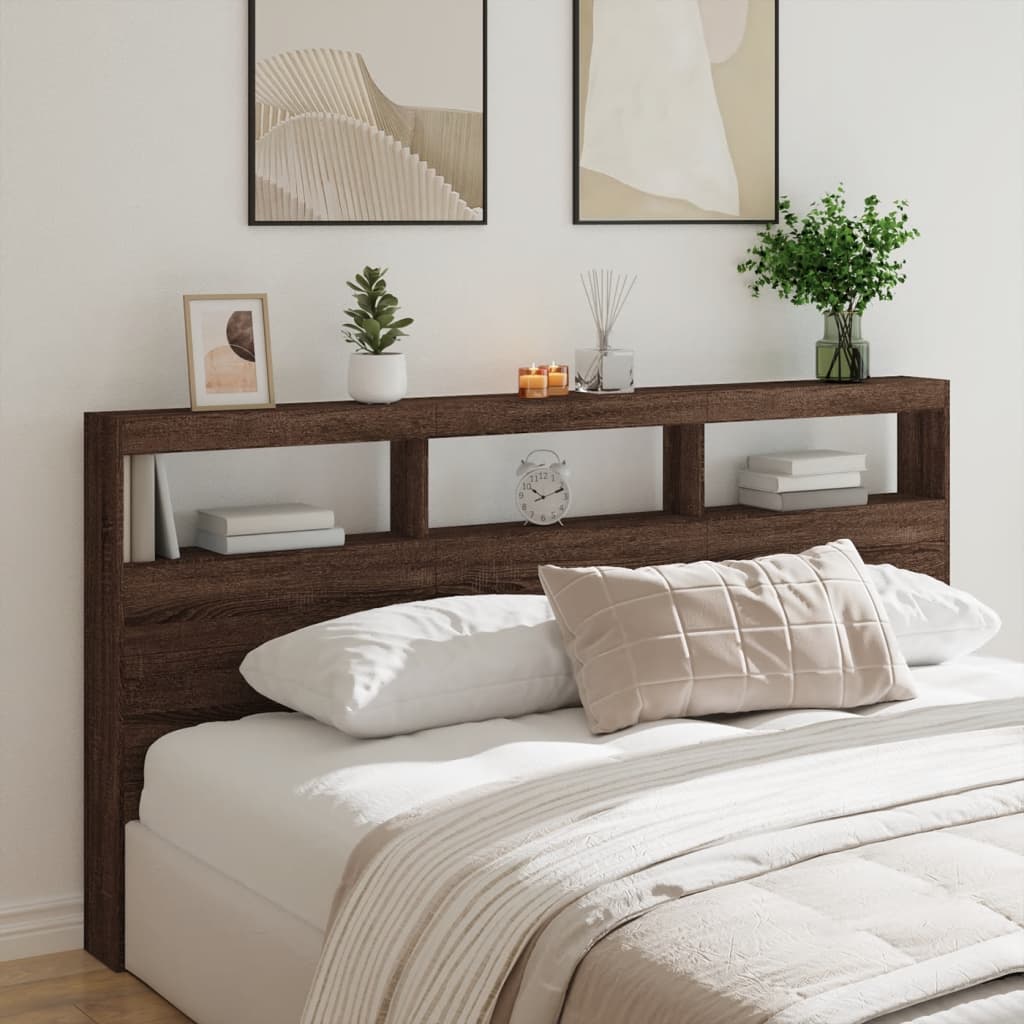 Headboard Cabinet With Led
