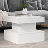 Coffee Table With Led Lights 90X50X40 Cm