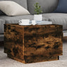 Coffee Table With Led Lights 90X50X40 Cm