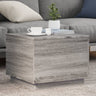 Coffee Table With Led Lights 90X50X40 Cm