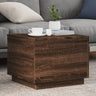 Coffee Table With Led Lights 90X50X40 Cm