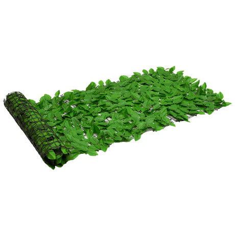 Balcony Privacy Screen With Leaves