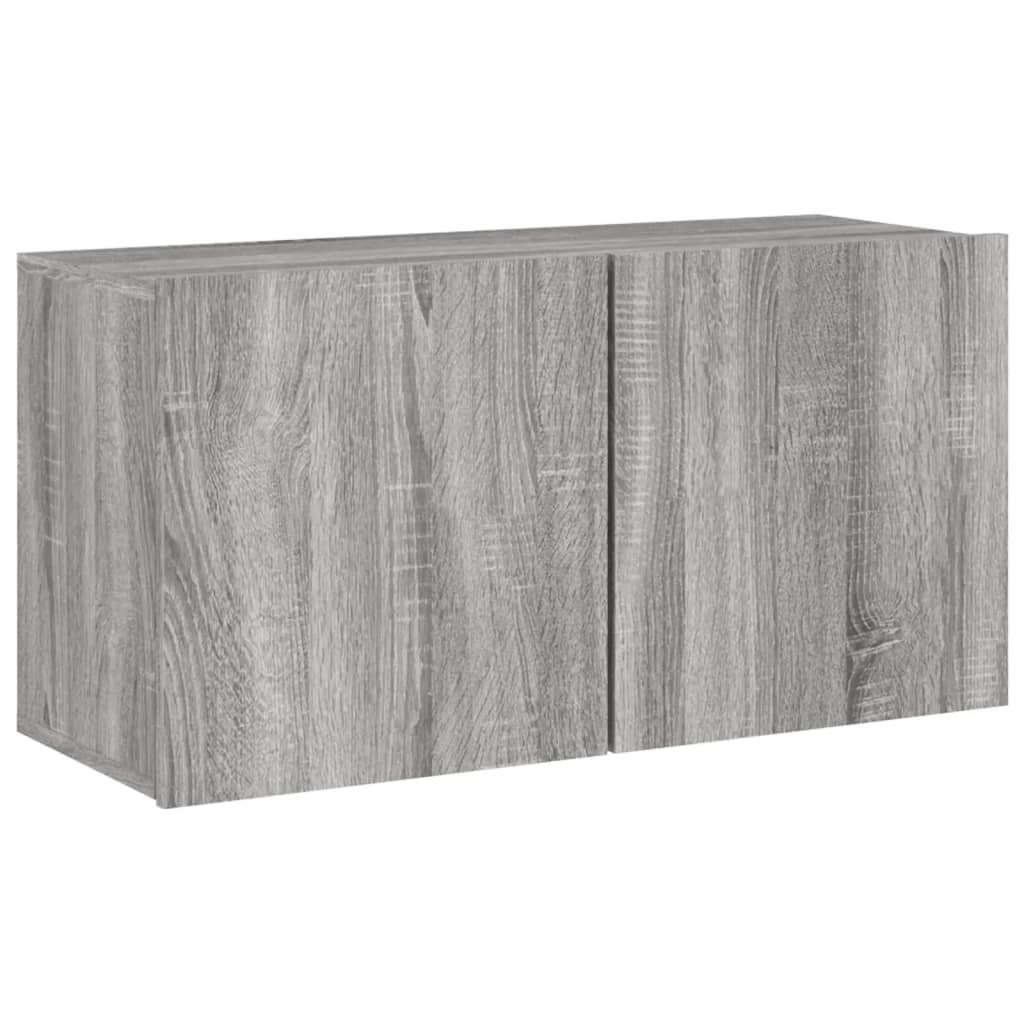 5 Piece Tv Wall Units Engineered Wood