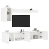 5 Piece Tv Wall Units Engineered Wood