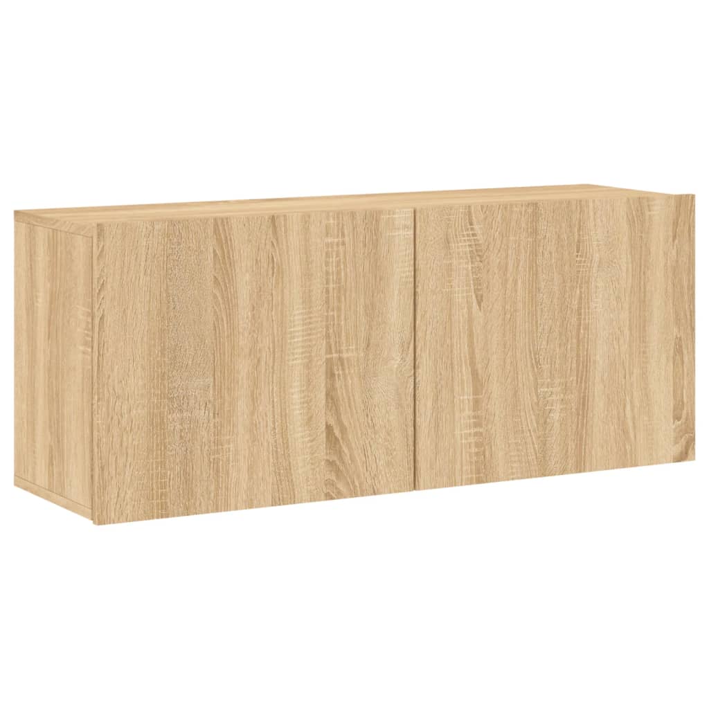 5 Piece Tv Wall Units Engineered Wood