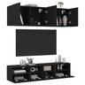 5 Piece Tv Wall Units Engineered Wood