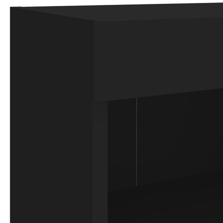 7 Piece Tv Wall Units With Led Engineered Wood