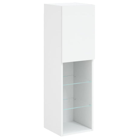 5 Piece Tv Wall Units With Led Engineered Wood