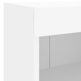 5 Piece Tv Wall Units With Led Engineered Wood