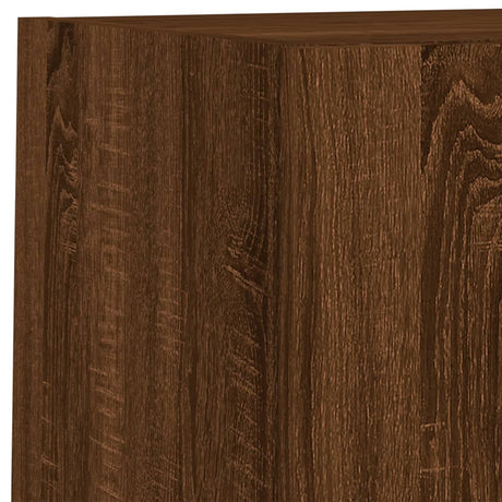 4 Piece Tv Wall Units With Led Engineered Wood