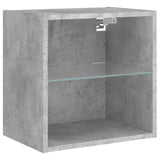 8 Piece Tv Wall Units With Led Engineered Wood