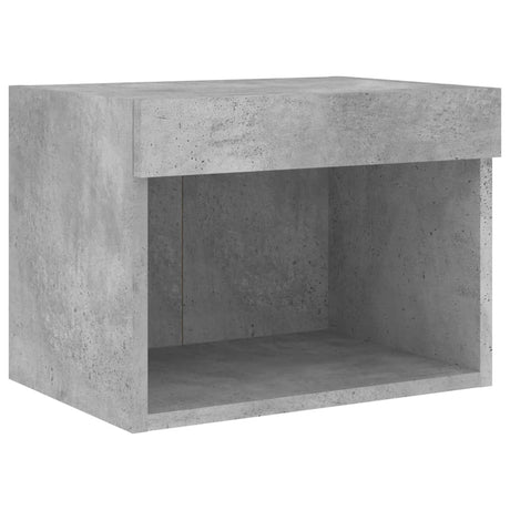 8 Piece Tv Wall Units With Led Engineered Wood