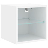 6 Piece Tv Wall Units With Led Engineered Wood