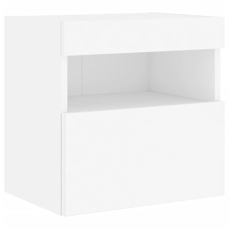 6 Piece Tv Wall Units With Led Engineered Wood