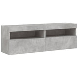 8 Piece Tv Wall Cabinet Set With Led Lights