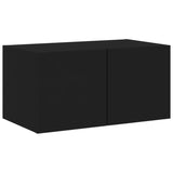 4 Piece Tv Wall Units With Led Engineered Wood
