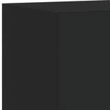 4 Piece Tv Wall Units With Led Engineered Wood
