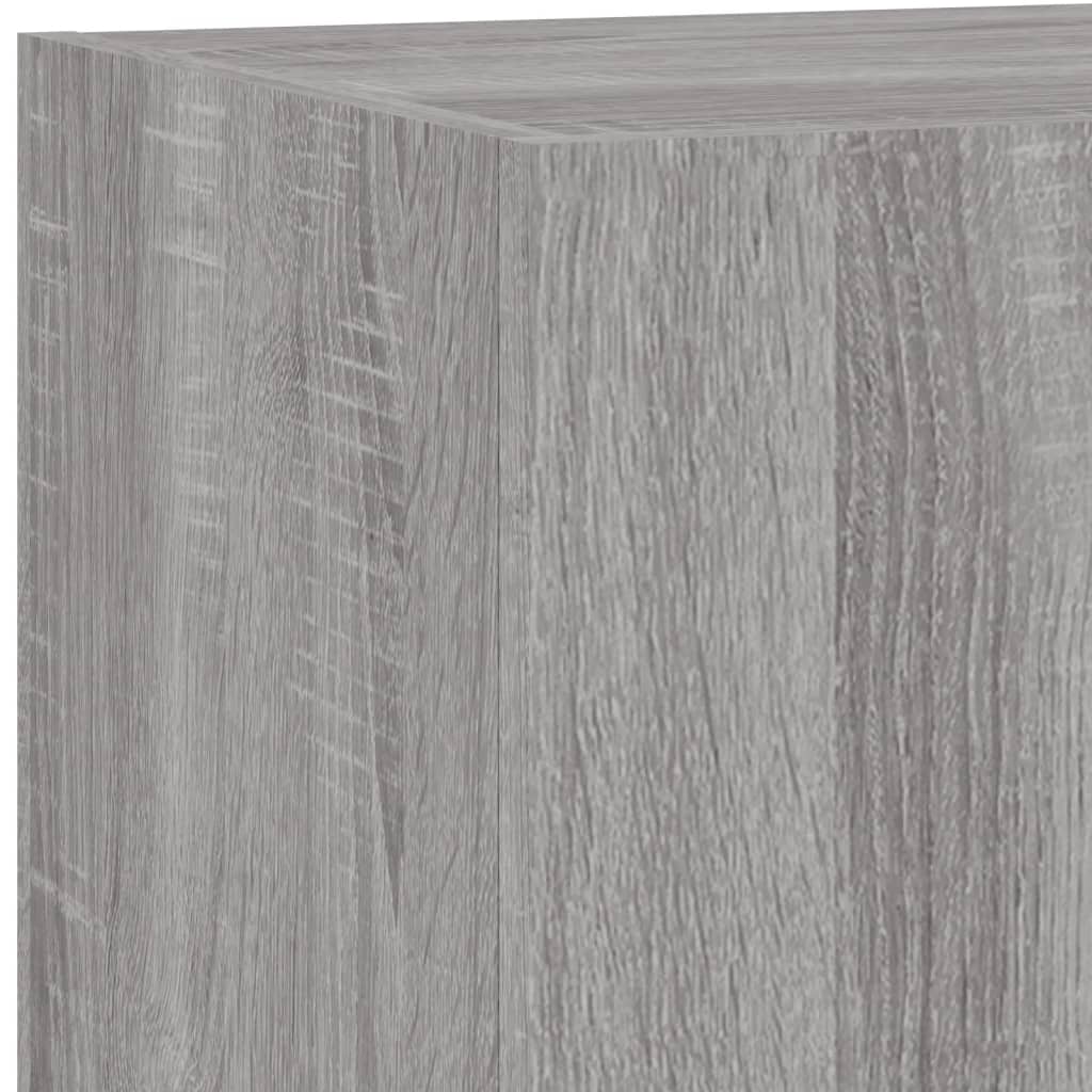 5 Piece Tv Wall Units With Led Engineered Wood