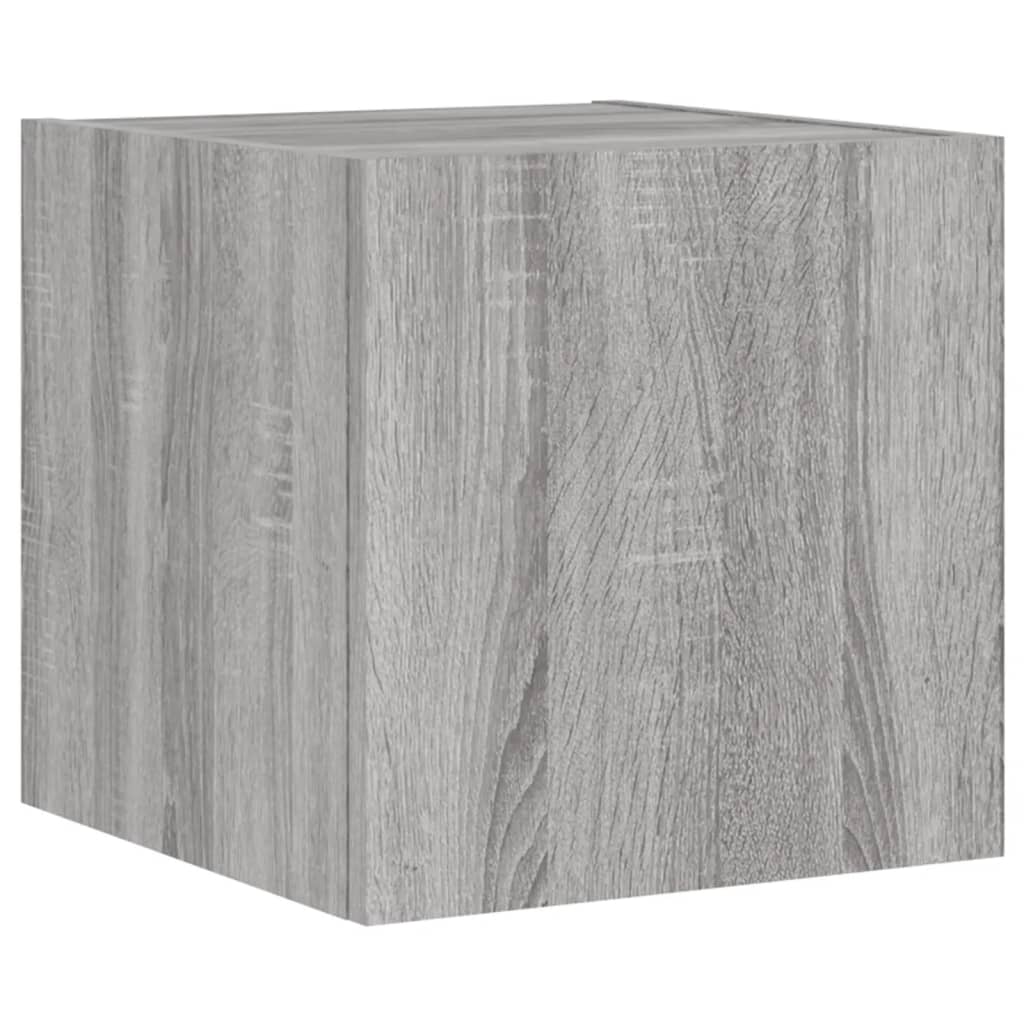 5 Piece Tv Wall Units With Led Engineered Wood
