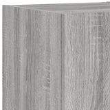 4 Piece Tv Wall Units With Led Engineered Wood