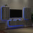 4 Piece Tv Wall Units With Led Engineered Wood