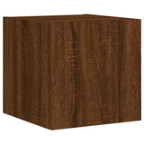 5 Piece Tv Wall Cabinets With Led Lights