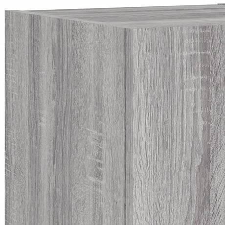 3 Piece Tv Wall Cabinets With Led Lights