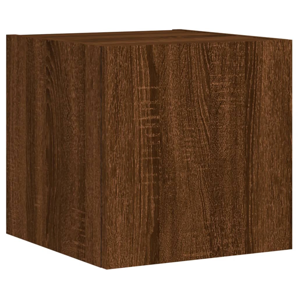 4 Piece Tv Wall Cabinets With Led Lights