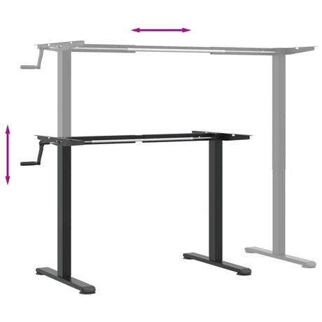 Standing Desk Frame (94-135)X60X(70-114) Cm Steel