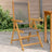 Reclining Garden Chairs 8 Pcs Solid Wood Acacia