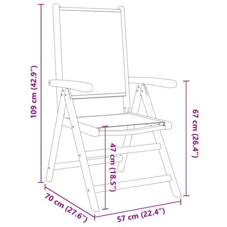 Garden Chairs 2 Pcs Solid Wood Acacia And Fabric