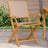 Garden Chairs 2 Pcs Solid Wood Acacia And Fabric