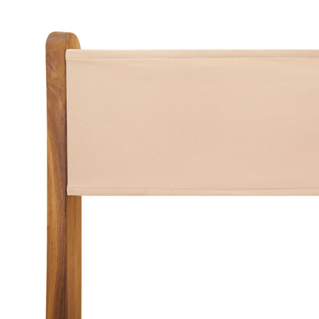 Bistro Chairs 2 Pcs Solid Wood Acacia And Fabric