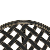 Garden Table Ø48X53 Cm Cast Aluminium