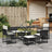 7 Piece Garden Dining Set With Cushions Beige Poly Rattan