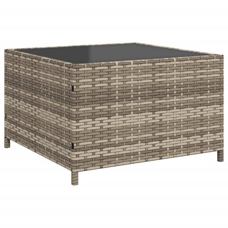 Garden Sofa With Table And Cushions L-Shaped Poly Rattan