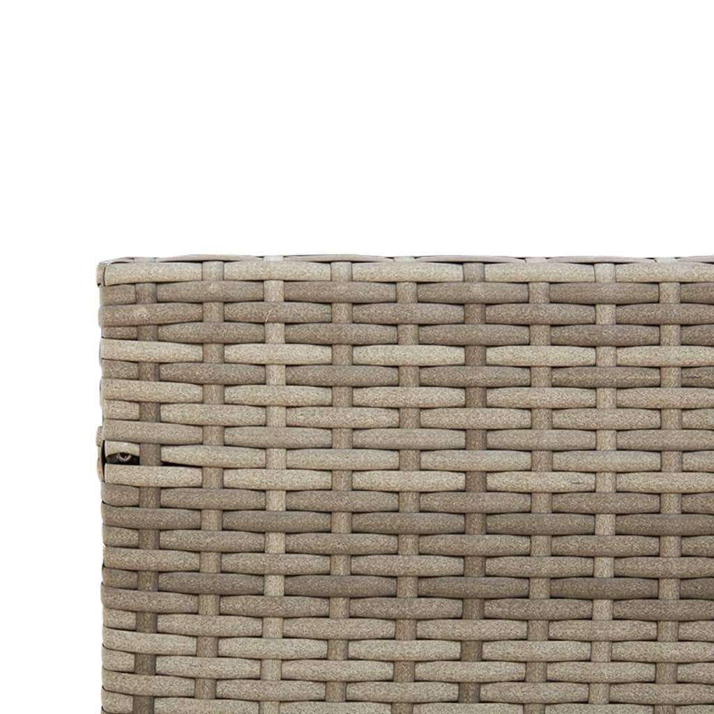 Garden Sofa With Table And Cushions L-Shaped Poly Rattan