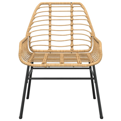 Garden Chairs 2 Pcs Poly Rattan