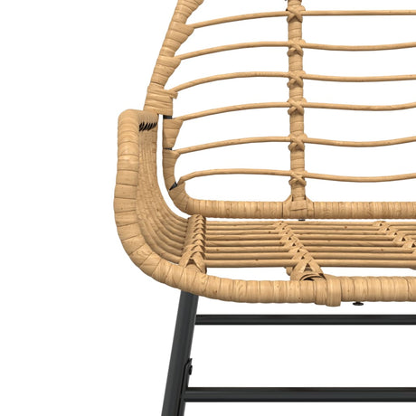 Garden Chairs 2 Pcs Poly Rattan
