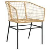 Garden Chairs 2 Pcs Poly Rattan