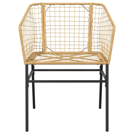 Garden Chairs 2 Pcs Poly Rattan
