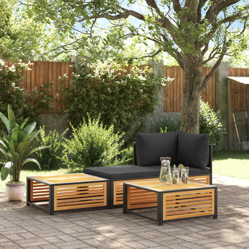 Garden Table 68x68x30 cm Solid Wood Acacia