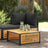 Garden 68X68X30 Cm Solid Wood Acacia