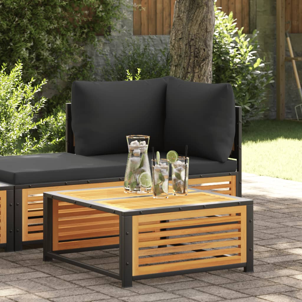 Garden Table 68x68x30 cm Solid Wood Acacia