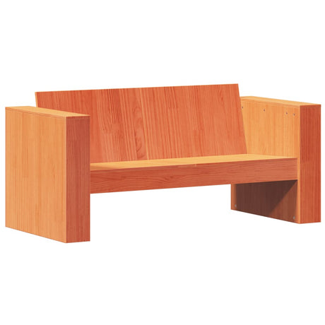 2 Piece Garden Lounge Set Solid Wood Pine
