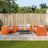 2 Piece Garden Lounge Set Solid Wood Pine