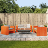 2 Piece Garden Lounge Set Solid Wood Pine