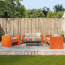 2 Piece Garden Lounge Set Solid Wood Pine